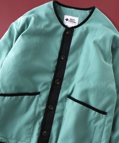 ウールライク中ワタノーカラーＪＫＴ