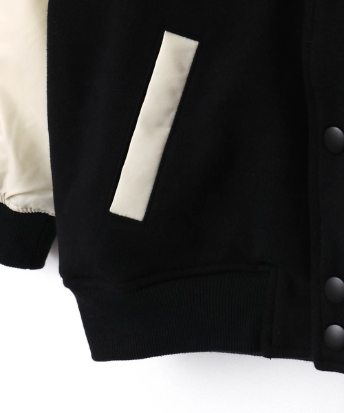 MAKE YOUR DAY（メイクユアデイ）の「無地スタジャン■80～140cm（スタジャン・キッズ・カーキ/その他/ブラック・80/90/100/110/120/130/140）」の16枚目の写真