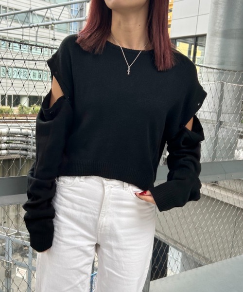 セール】袖取り外し3WAYニットトップス（ニット/セーター）｜FIG&VIPER