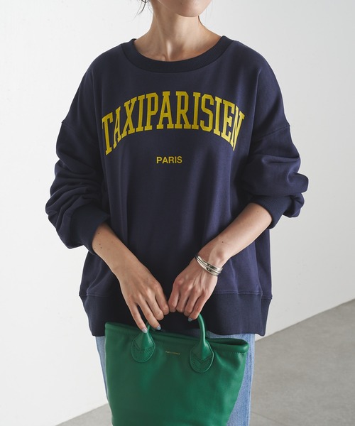 COLLAGE GALLARDAGALANTE（コラージュガリャルダガランテ）の「TAXIプリント/ロゴスウェット（スウェット・レディース・ネイビー・FREE）」の17枚目の写真