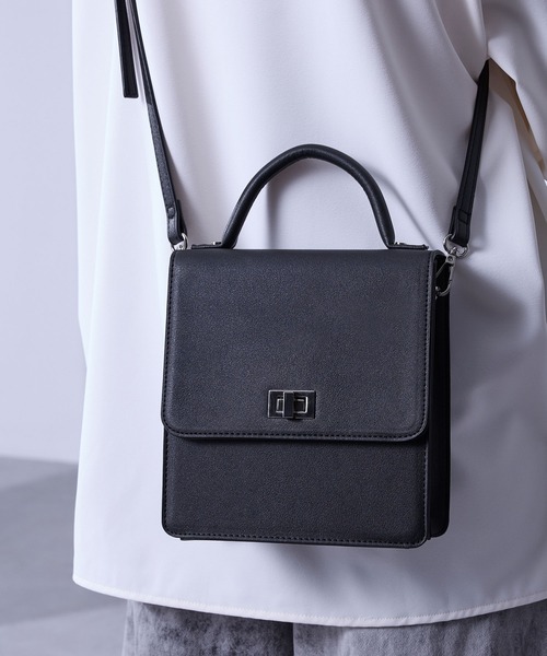 2way スクエアショルダーミニバッグ(ショルダーバッグ)|Loose/ルース(ルース)ー