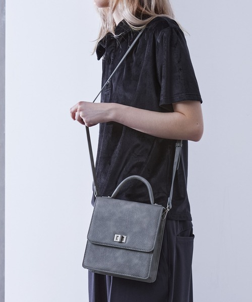 2way スクエアショルダーミニバッグ(ショルダーバッグ)|Loose/ルース(ルース)ー