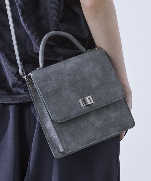 2way スクエアショルダーミニバッグ(ショルダーバッグ)|Loose/ルース(ルース)ー