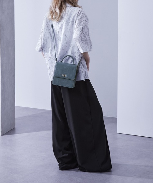 2way スクエアショルダーミニバッグ(ショルダーバッグ)|Loose/ルース(ルース)ー