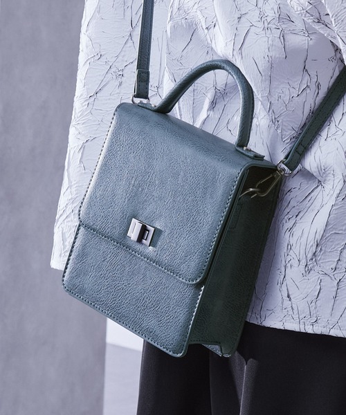 2way スクエアショルダーミニバッグ(ショルダーバッグ)|Loose/ルース(ルース)ー