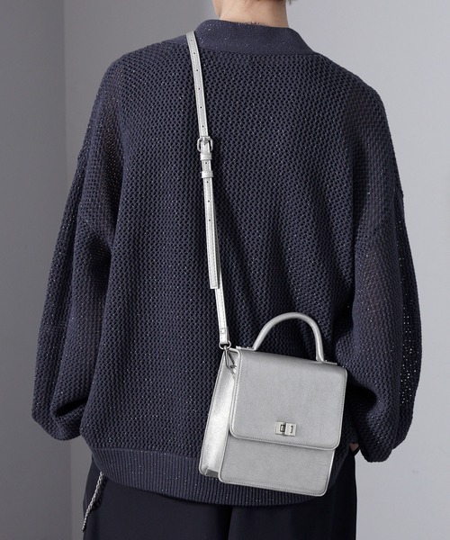 2way スクエアショルダーミニバッグ(ショルダーバッグ)|Loose/ルース(ルース)ー