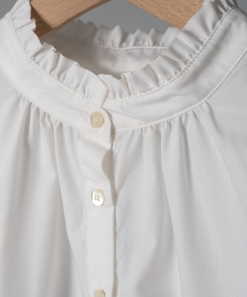 ottilie(オティーリエ)の「【 ottilie / オティーリエ 】 フリルブラウス(シャツ/ブラウス・レディース・オフホワイト/ブラック・FREE)」の14枚目の写真