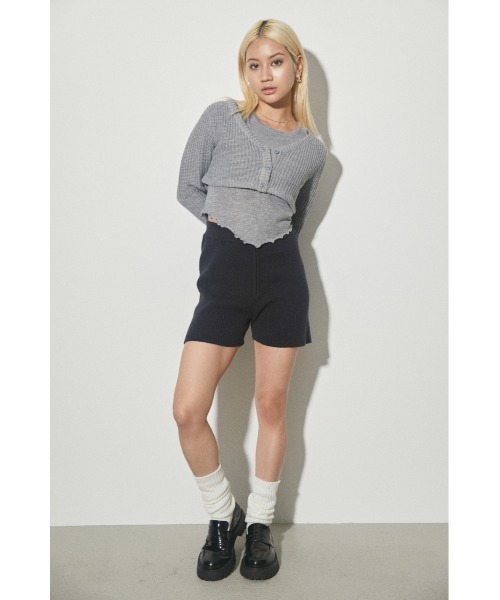 LAGUA GEM（ラグアジェム）の「WAFFLE 2PIECE KNIT-A ワッフル