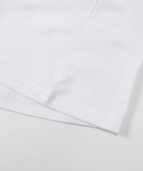 HANES(ヘインズ)の「【Hanes/ヘインズ】キッズ 【2枚組】リングスパンコットンクルーネックTシャツ(Tシャツ/カットソー・キッズ・ホワイト・130/140/150/160)」の2枚目の写真