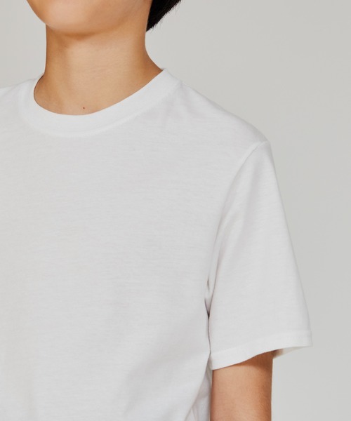 HANES(ヘインズ)の「【Hanes/ヘインズ】キッズ 【2枚組】リングスパンコットンクルーネックTシャツ(Tシャツ/カットソー・キッズ・ホワイト・130/140/150/160)」の8枚目の写真