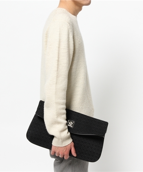 WHO'S WHO gallery（フーズフーギャラリー）の「【VINCENZO】ゴブランクラッチ（クラッチバッグ・メンズ・ネイビー/ブラック・FREE）」の12枚目の写真