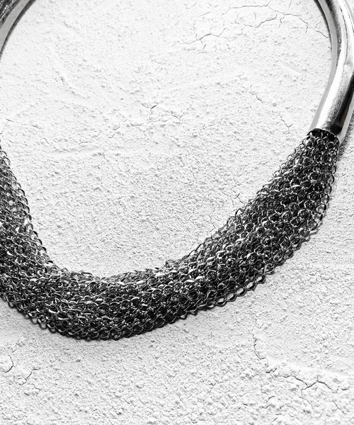 GARA(ガラ)の「GARA:CATENATION NECKLACE(ネックレス・メンズ・シルバー・ONE SIZE)」の5枚目の写真