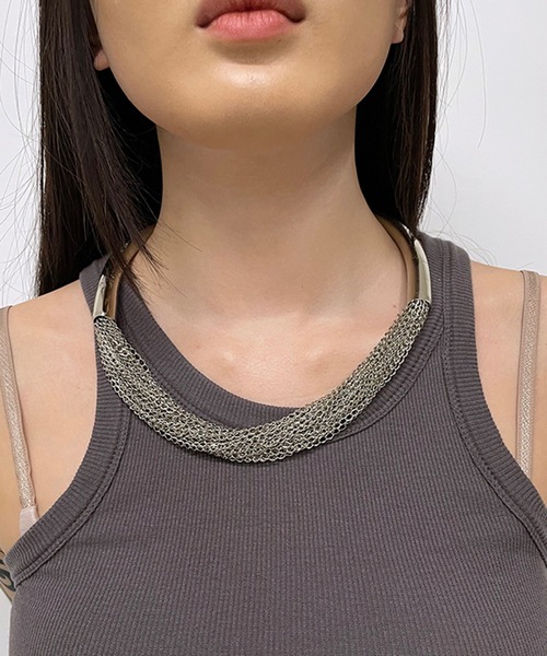 GARA(ガラ)の「GARA:CATENATION NECKLACE(ネックレス・メンズ・シルバー・ONE SIZE)」の2枚目の写真