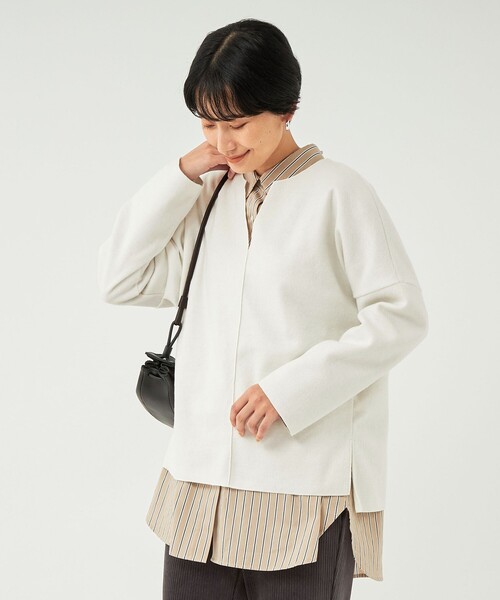 新品！グリーンレーベルリラクシング　シャギー キーネック プルオーバー green label relaxing（グリーンレーベルリラクシング）の「シャギー
