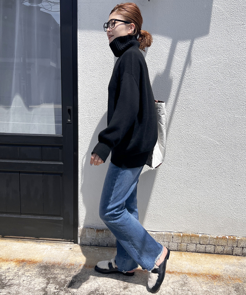 Spick &amp; Span - カシミヤウールタートルプルオーバー ブラック Spick & Span（スピックアンドスパン）の「ウールカシミヤ