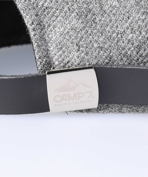 CAMP7（キャンプセブン）の「【CAMP7】フラットバイザーキャップ（キャップ・メンズ・ネイビー/グレー・フリー）」の7枚目の写真