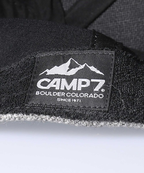 CAMP7（キャンプセブン）の「【CAMP7】フラットバイザーキャップ（キャップ・メンズ・ネイビー/グレー・フリー）」の9枚目の写真