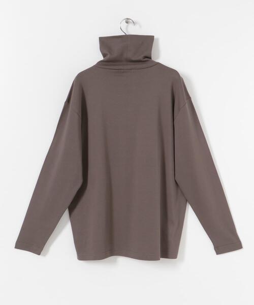 ITEMS URBANRESEARCH（アイテムズ アーバンリサーチ）の「シルケットスムース ハイネックカットソー（Tシャツ/カットソー・メンズ・ホワイト/ブラック/グレー系その他・MEDIUM/LARGE）」の12枚目の写真