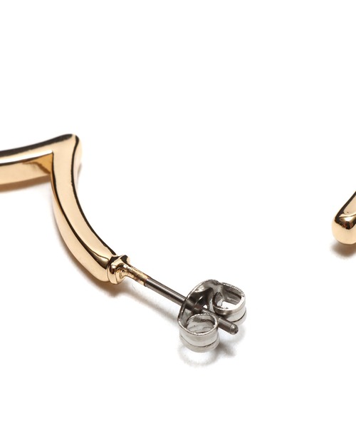 atmos pink（アトモスピンク）の「atmos pink ハート型 ロゴピアス / アトモスピンク ハートガタ ロゴピアス（ピアス（両耳用）・レディース・シルバー/ゴールド・FREE）」の4枚目の写真