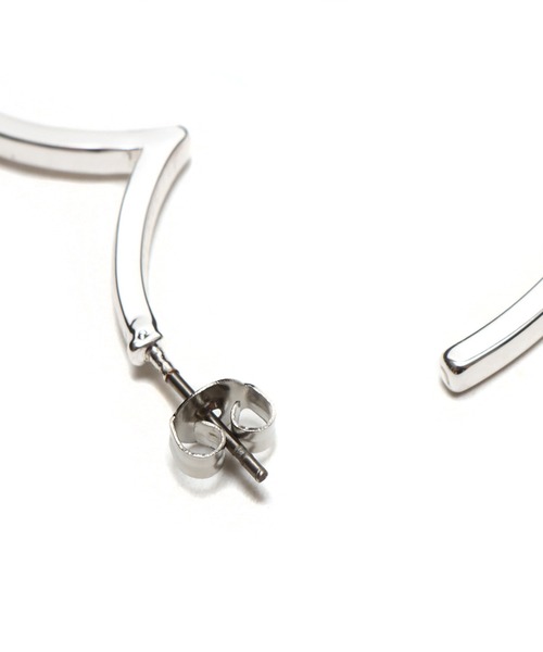 atmos pink（アトモスピンク）の「atmos pink ハート型 ロゴピアス / アトモスピンク ハートガタ ロゴピアス（ピアス（両耳用）・レディース・シルバー/ゴールド・FREE）」の6枚目の写真