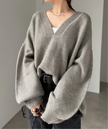 23区　大きいサイズ44 カシミヤ100% ざっくりオーバーニット　ミルキー 大きいサイズ カシミヤ100% レディースニット・セーター | 通販