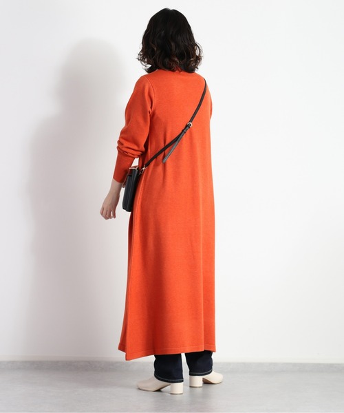 cepo(セポ)の「モチモチ ハイネックニットワンピース(ワンピース・レディース・ブラック/オレンジ/ベージュ・M)」の17枚目の写真