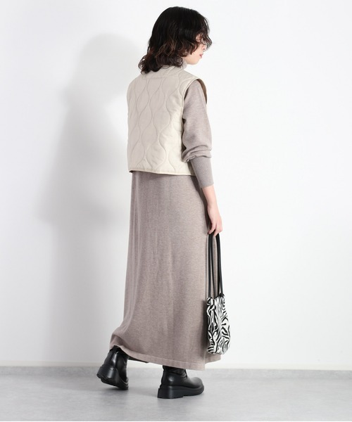 cepo(セポ)の「モチモチ ハイネックニットワンピース(ワンピース・レディース・ブラック/オレンジ/ベージュ・M)」の13枚目の写真