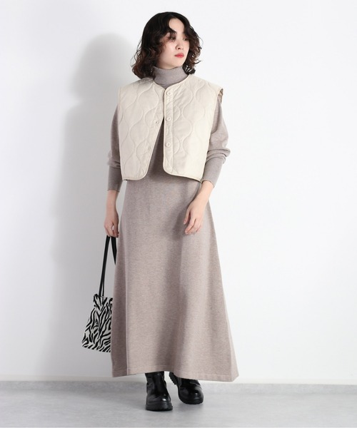 cepo(セポ)の「モチモチ ハイネックニットワンピース(ワンピース・レディース・ブラック/オレンジ/ベージュ・M)」の11枚目の写真