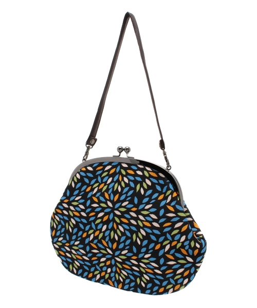 カヤ(カヤ)の「【カヤ】ジャガード7寸丸型がま口バッグ(ハンドバッグ・レディース・カラフル/梅/ホワイト系その他/ブラック系その他/マルチ・FREE)」の14枚目の写真