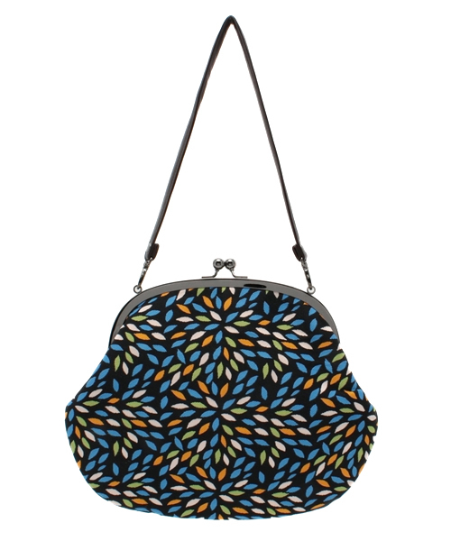 カヤ(カヤ)の「【カヤ】ジャガード7寸丸型がま口バッグ(ハンドバッグ・レディース・カラフル/梅/ホワイト系その他/ブラック系その他/マルチ・FREE)」の15枚目の写真