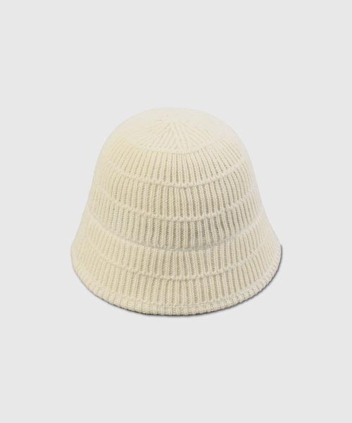Sense of Grace（センスオブグレース）の「MOLN HAT リブ編みニットハット（ハット・レディース・ブラック/オリーブ/アイボリー/ベージュ/ブラウン・FREE）」の12枚目の写真