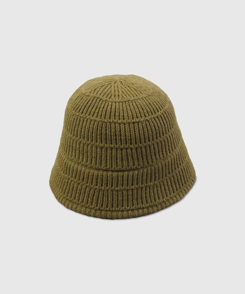 Sense of Grace（センスオブグレース）の「MOLN HAT リブ編みニットハット（ハット・レディース・ブラック/オリーブ/アイボリー/ベージュ/ブラウン・FREE）」の16枚目の写真