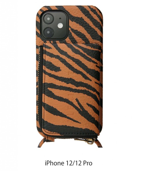 ALEXIA STAM（アリシアスタン）の「Fake Leather iPhone Case With Strap /フェイクレザーストラップショルダー（スマホグッズ・レディース・ゼブラ・A/B/C/D/E）」の6枚目の写真