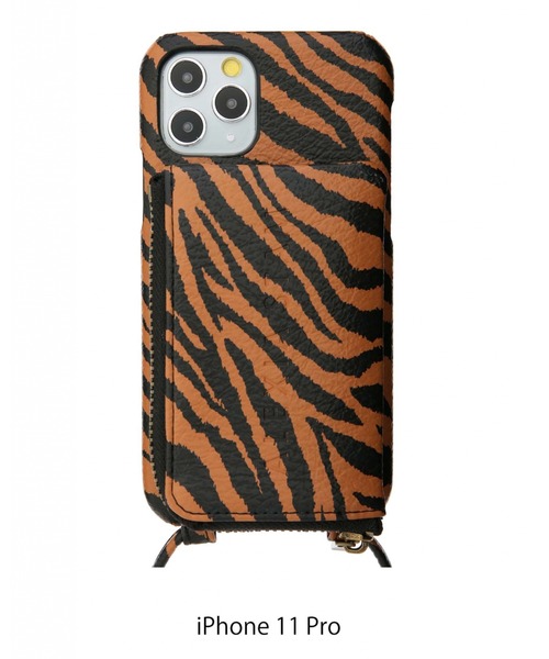 ALEXIA STAM（アリシアスタン）の「Fake Leather iPhone Case With Strap /フェイクレザーストラップショルダー（スマホグッズ・レディース・ゼブラ・A/B/C/D/E）」の7枚目の写真