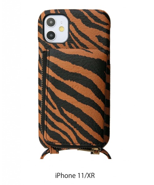 ALEXIA STAM（アリシアスタン）の「Fake Leather iPhone Case With Strap /フェイクレザーストラップショルダー（スマホグッズ・レディース・ゼブラ・A/B/C/D/E）」の8枚目の写真