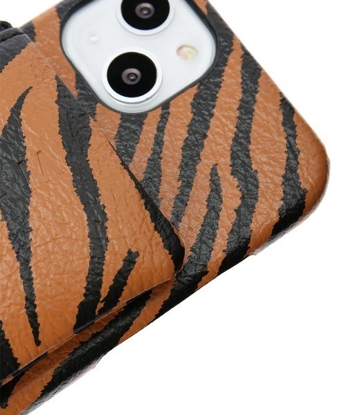 ALEXIA STAM（アリシアスタン）の「Fake Leather iPhone Case With Strap /フェイクレザーストラップショルダー（スマホグッズ・レディース・ゼブラ・A/B/C/D/E）」の9枚目の写真