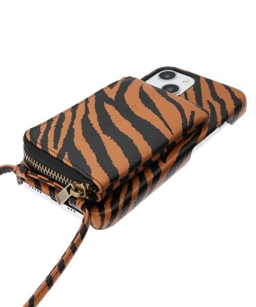 ALEXIA STAM（アリシアスタン）の「Fake Leather iPhone Case With Strap /フェイクレザーストラップショルダー（スマホグッズ・レディース・ゼブラ・A/B/C/D/E）」の11枚目の写真