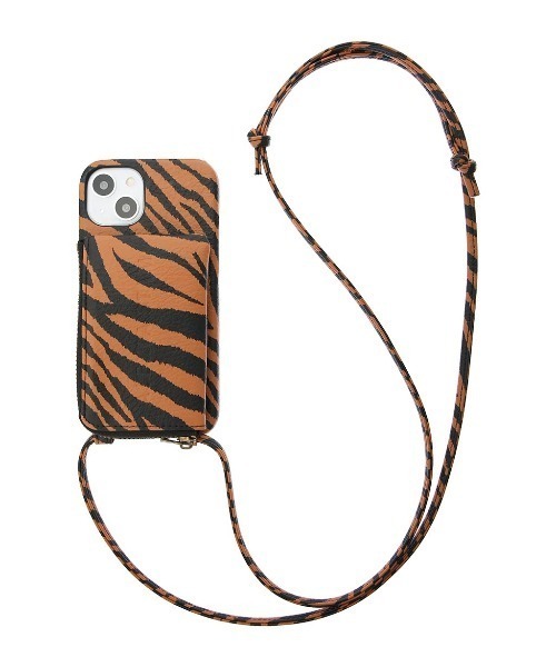 ALEXIA STAM（アリシアスタン）の「Fake Leather iPhone Case With Strap /フェイクレザーストラップショルダー（スマホグッズ・レディース・ゼブラ・A/B/C/D/E）」の16枚目の写真