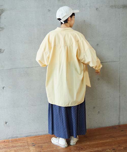 PAR ICI（パーリッシィ）の「リップストップ/チェック オーバーサイズボタンダウンシャツ（シャツ/ブラウス・レディース・パープル/イエロー/アイボリー・FREE）」の18枚目の写真