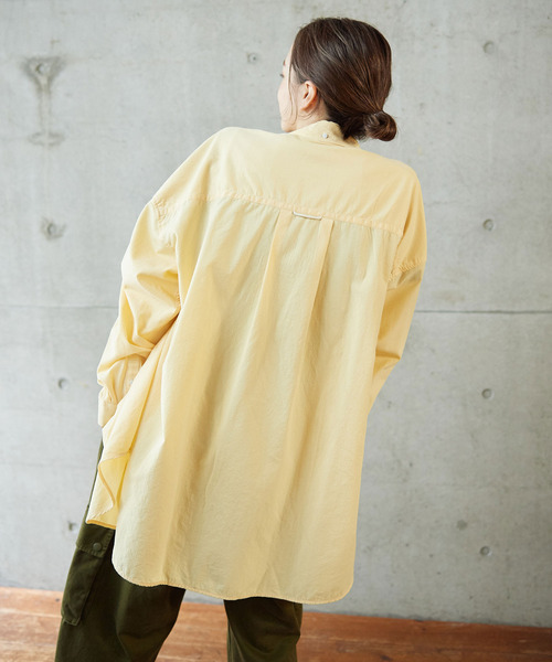 PAR ICI（パーリッシィ）の「リップストップ/チェック オーバーサイズボタンダウンシャツ（シャツ/ブラウス・レディース・パープル/イエロー/アイボリー・FREE）」の21枚目の写真