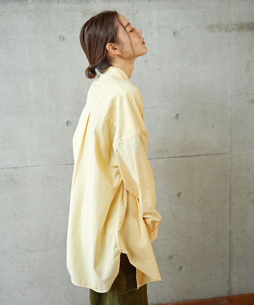 PAR ICI（パーリッシィ）の「リップストップ/チェック オーバーサイズボタンダウンシャツ（シャツ/ブラウス・レディース・パープル/イエロー/アイボリー・FREE）」の22枚目の写真