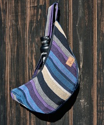 【チャイハネ】ネパール手織りコットンクレセントバッグ