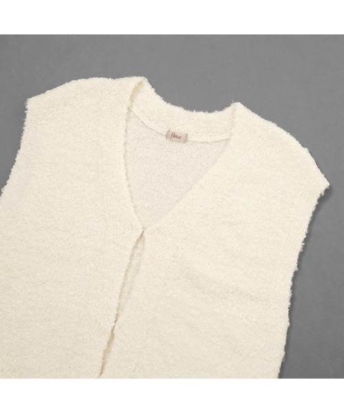 flower(フラワー)の「スウィーティーシープベスト(ベスト・レディース・アイボリー/ベージュ・FREE)」の20枚目の写真