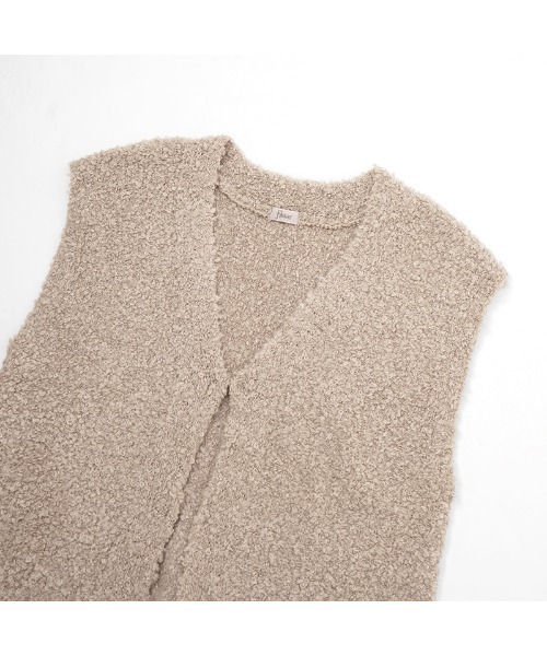 flower(フラワー)の「スウィーティーシープベスト(ベスト・レディース・アイボリー/ベージュ・FREE)」の18枚目の写真