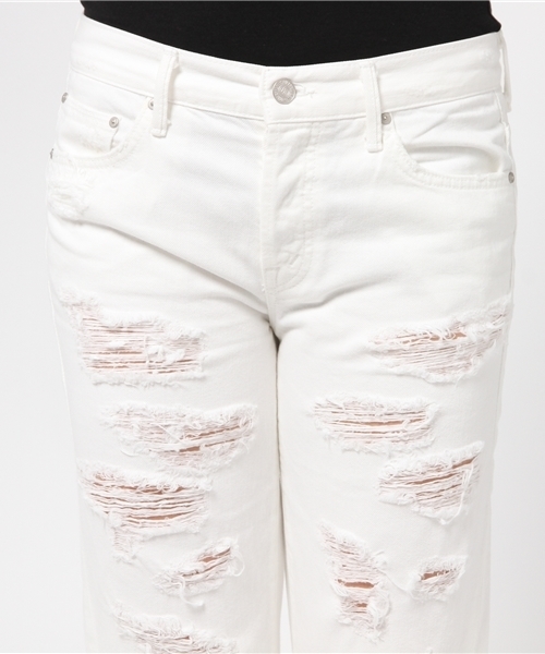 JOURNAL STANDARD（ジャーナルスタンダード）の「【MOTHER/マザー】THE LOOSEY:ダメージデニム(ホワイト)# （デニムパンツ・レディース・ホワイト・24/25/26）」の10枚目の写真