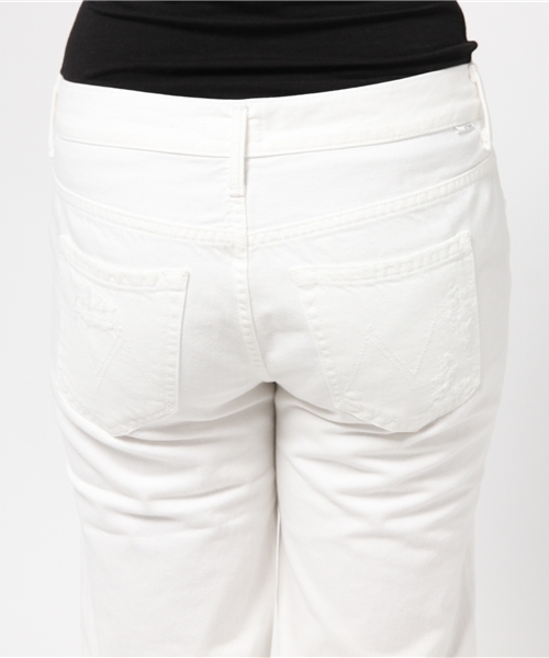 JOURNAL STANDARD（ジャーナルスタンダード）の「【MOTHER/マザー】THE LOOSEY:ダメージデニム(ホワイト)# （デニムパンツ・レディース・ホワイト・24/25/26）」の11枚目の写真