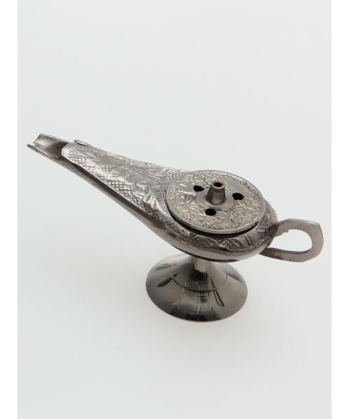 チャイハネ（チャイハネ）の「【チャイハネ】真鍮ランプ香立て Sサイズ（ルームフレグランス/お香・レディース・ゴールド/ブラック・FREE）」の7枚目の写真