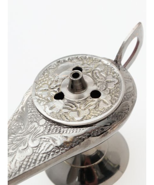 チャイハネ（チャイハネ）の「【チャイハネ】真鍮ランプ香立て Sサイズ（ルームフレグランス/お香・レディース・ゴールド/ブラック・FREE）」の8枚目の写真