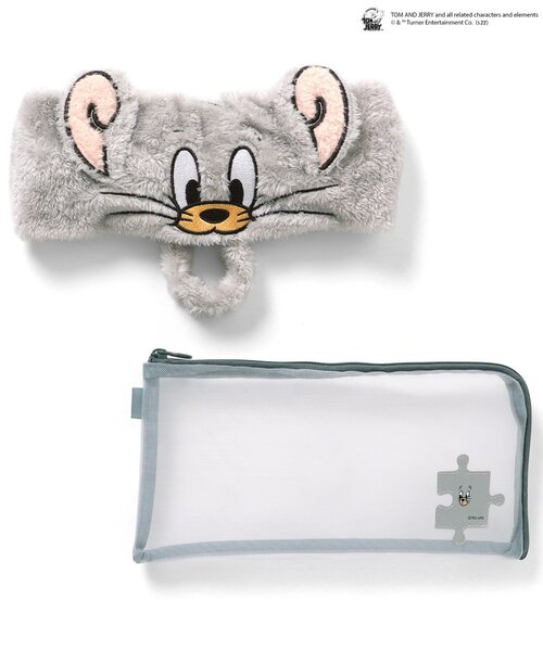 トム&ジェリー】ポーチ付きヘアターバン TUFFY（ヘアバンド