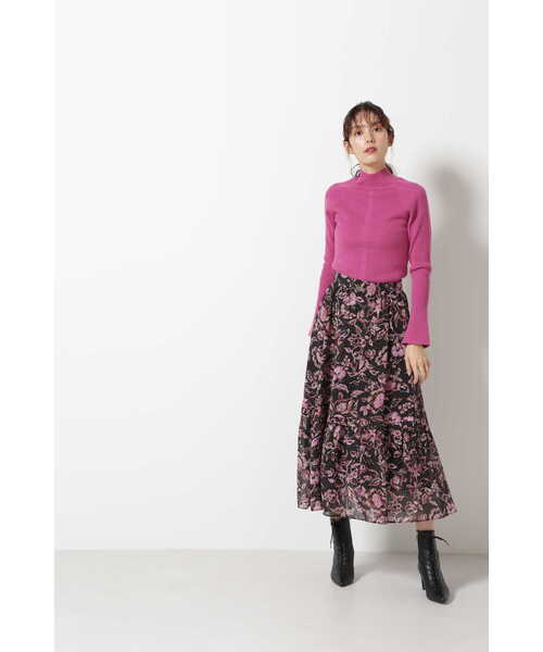 JILL STUART(ジルスチュアート)の「アメリアニット(ニット/セーター・レディース・ブラック/ホワイト/パープル/ピンク・FREE)」の7枚目の写真